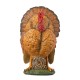 Glitzhome 9.5"H Thanksgiving Resin Turkey Table Decor