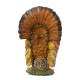 Glitzhome 9.5"H Thanksgiving Resin Turkey Table Decor