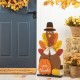 Glitzhome 31"H Thanksgiving Wooden Turkey Porch Decor