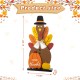 Glitzhome 31"H Thanksgiving Wooden Turkey Porch Decor