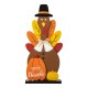 Glitzhome 31"H Thanksgiving Wooden Turkey Porch Decor