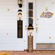 Glitzhome 42"H Set of 2 Thanksgiving Wooden Pilgrim Couple Porch Decor