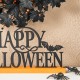 Glitzhome 18"L Halloween Wood & Metal "HAPPY HALLOWEEN" Table Decor