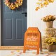 Glitzhome 24"H Halloween & Fall Double Sided Standing Easel Porch Sign