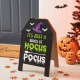 Glitzhome 24"H Halloween & Fall Double Sided Standing Easel Porch Sign