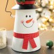 Glitzhome 19.50"H Metal Snowman Decorative Bucket