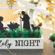 Glitzhome 13.5"L Wooden Nativity Table Decor