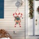 Glitzhome 20"H Wooden Christmas Candy Cane Wall Décor