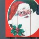 Glitzhome 18"H Wooden Christmas Santa Door Hanger