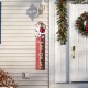 Glitzhome 42"H Wood "Santa Stops Here" Porch Decor