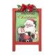 Glitzhome 23.75"H Wooden "Have a Holly Jolly Christmas" Easel Porch Decor