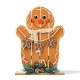 Glitzhome 24"H Wood Gingerbread Man Porch Decor