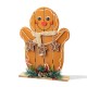 Glitzhome 24"H Wood Gingerbread Man Porch Decor