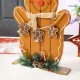 Glitzhome 24"H Wood Gingerbread Man Porch Decor