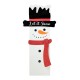 Glitzhome 36"H Metal Glittered Snowman Porch Decor