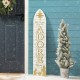 Glitzhome 42"H Wood "Let Us Adore Him" Nativity Porch Decor