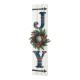 Glitzhome 36"H Wood Plaid "JOY" Porch Decor with Wreath