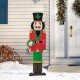 Glitzhome 60"H Metal Nutcracker Porch Décor