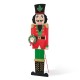 Glitzhome 60"H Metal Nutcracker Porch Décor