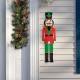 Glitzhome 2PK Metal Nutcracker and One MERRY CHRISTMAS Yard Stakes