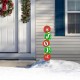 Glitzhome 42"H Metal JOY Ornament Yard Stake or Wall Decor (Two Function)