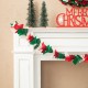 Glitzhome 2pk 6ft Christmas Multi Color Felt Garland