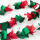 Glitzhome 2pk 6ft Christmas Multi Color Felt Garland