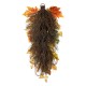 Glitzhome 25"H Fall Pumpkin Leaf Swag