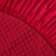 Glitzhome 48"D Deluxe Burgundy Velvet Ruffled Christmas Tree Skirt