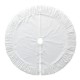 Glitzhome 60"D Oversized Deluxe White Velvet Ruffled Christmas Tree Skirt