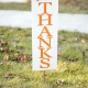 Glitzhome 36"H Thanksgiving Metal Turkey "Give Thanks" Yard Stake