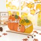 Glitzhome 16"L Thanksgiving Wooden Pumpkins Table Decor