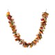 Glitzhome 6'L Fall Multi Color Felt Garland