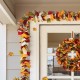 Glitzhome 6'L Fall Multi Color Felt Garland