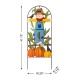 Glitzhome 41.75"H Fall Metal Arch Scarecrow Yard Stake