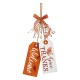 Glitzhome 24"H Thanksgiving Wooden "Give Thanks" Door Hanger
