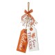 Glitzhome 24"H Thanksgiving Wooden "Give Thanks" Door Hanger