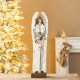 Glitzhome 30.5"H Ivory Resin Nativity Angel Figurine