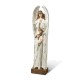 Glitzhome 30.5"H Ivory Resin Nativity Angel Figurine