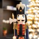 Glitzhome 24"H Wooden Christmas Soldier Nutcracker