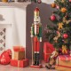 Glitzhome 42"H Wooden Christmas King Nutcracker