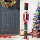 Glitzhome 42"H Wooden Christmas Soldier Nutcracker