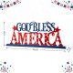 Glitzhome Glitzhome 18"L Wood & Metal "GOD BLESS AMERICA" Table Decor