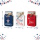 Glitzhome 7"H Set of 3 Patriotic Americana Wooden Mason Jar Table Decor