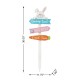 Glitzhome 36"H Wooden Easter Bunny Yard Stake (KD)