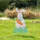 Glitzhome 30"H Easter Metal Bunny Yard Stake (KD)
