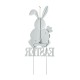 Glitzhome 30"H Easter Metal Bunny Yard Stake (KD)