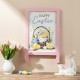 Glitzhome 24"H Easter Wooden Chicks Easel Porch Sign