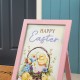 Glitzhome 24"H Easter Wooden Chicks Easel Porch Sign