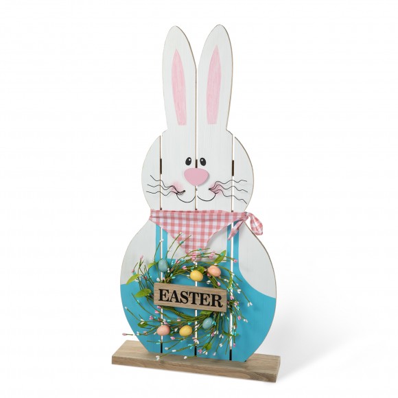 Glitzhome 30"H Easter Wooden Bunny Porch Decor